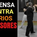 Las tecnicas de defensa contra multiples oponentes en el Karate